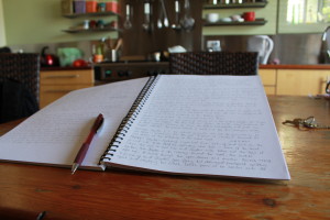 Writing, stuttering